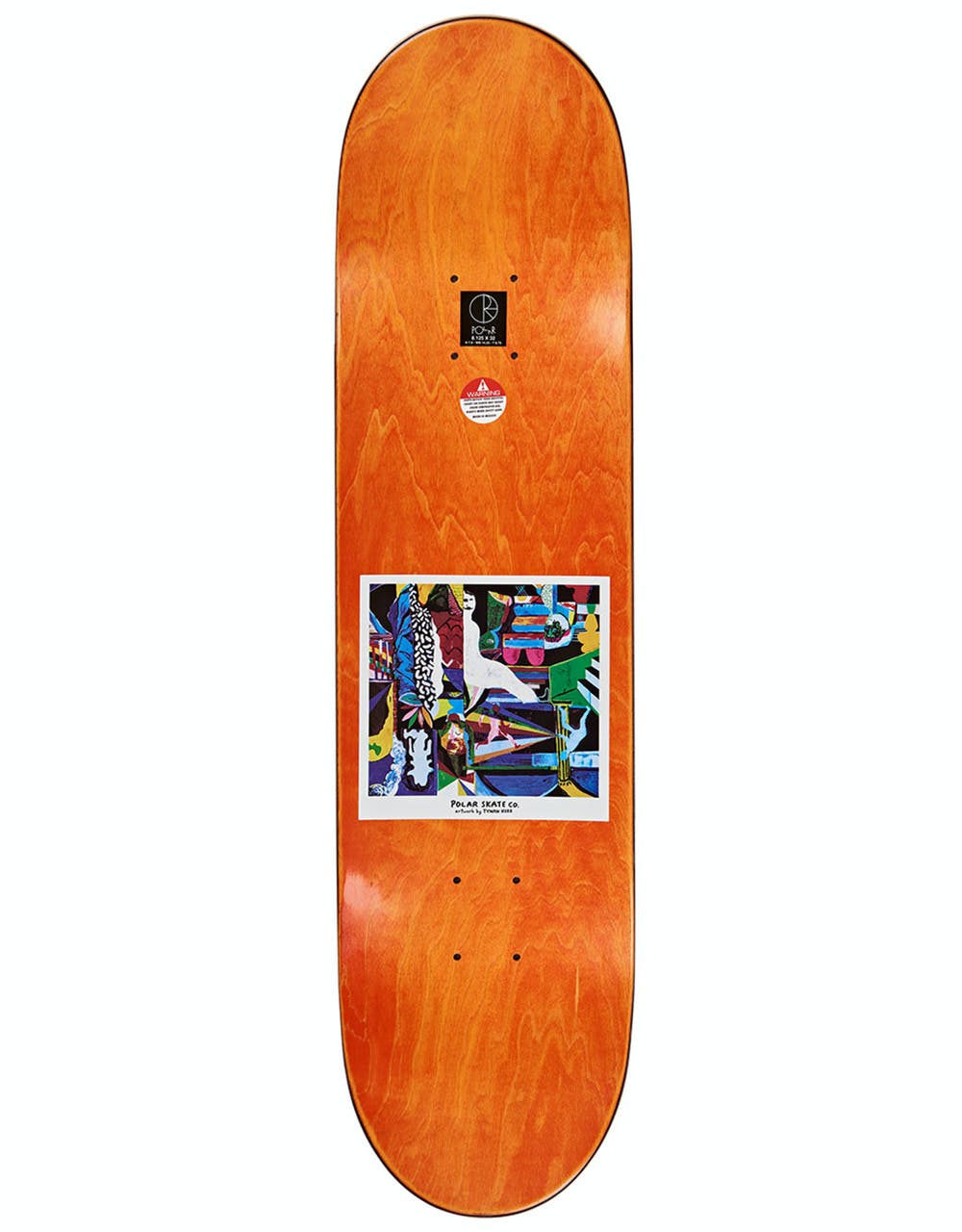 Polar Brady Memory Palace  Skateboard Deck - 8.38"