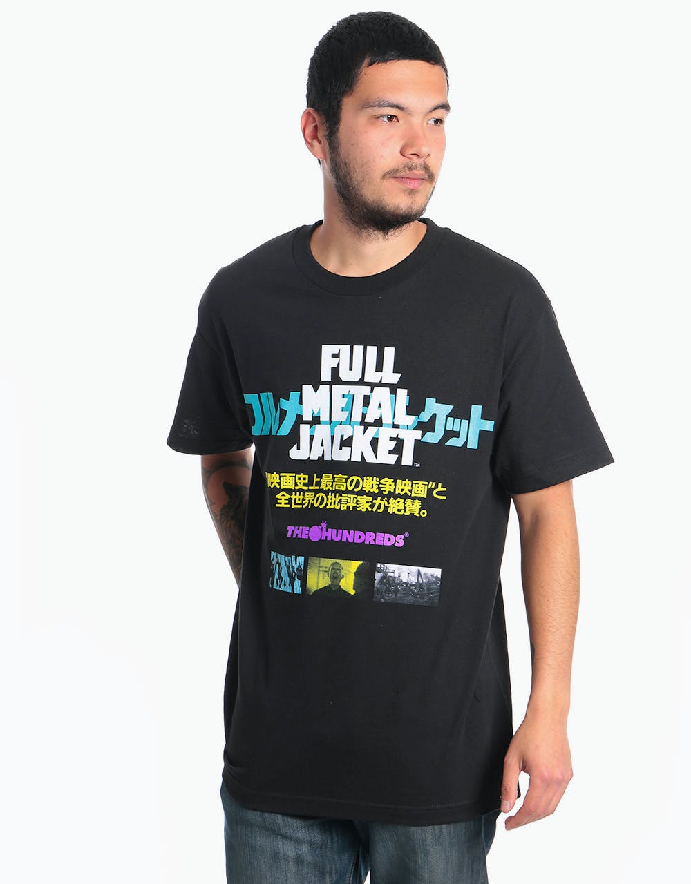 The Hundreds x Stanley Kubrick Metal T-Shirt - Black