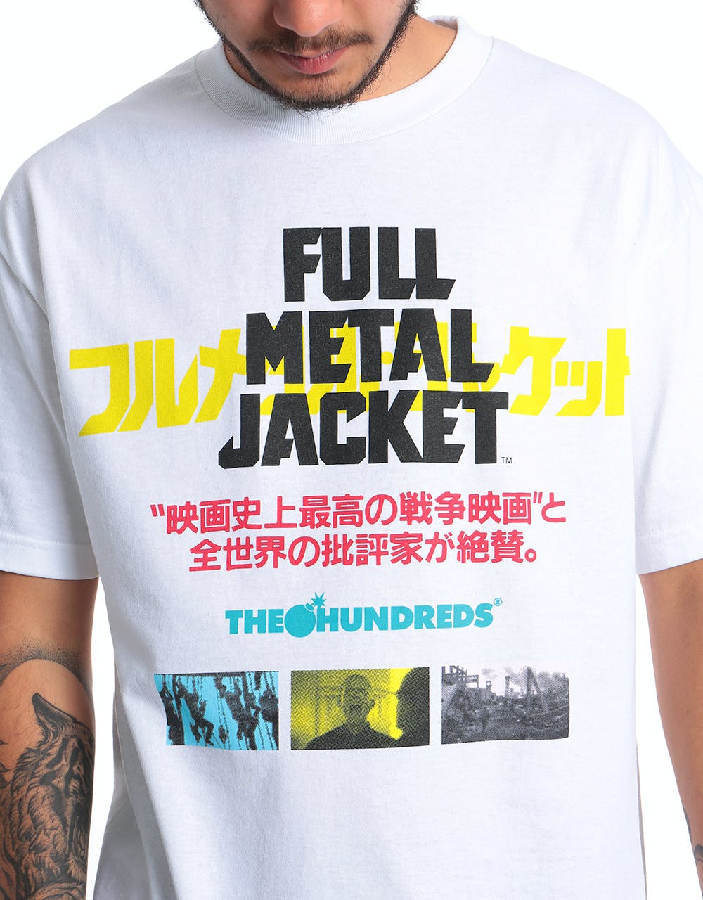 The Hundreds x Stanley Kubrick Metal T-Shirt - White