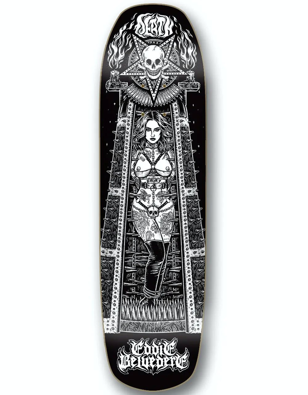 Death Belvedere Maiden Skateboard Deck - 9"