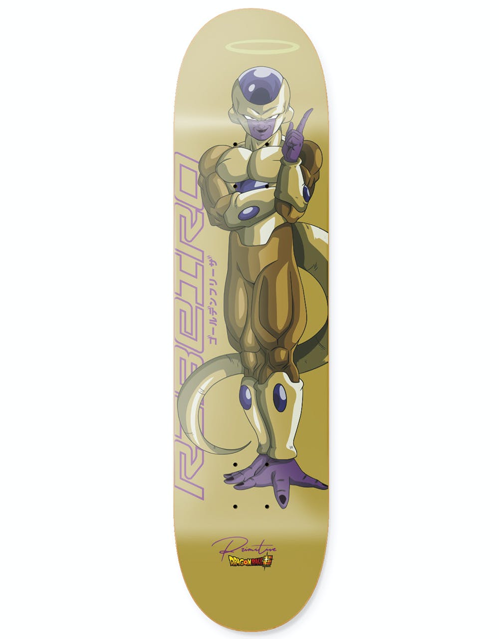 Primitive x Dragon Ball Z Ribeiro Golden Freiza Skateboard Deck - 8.5"