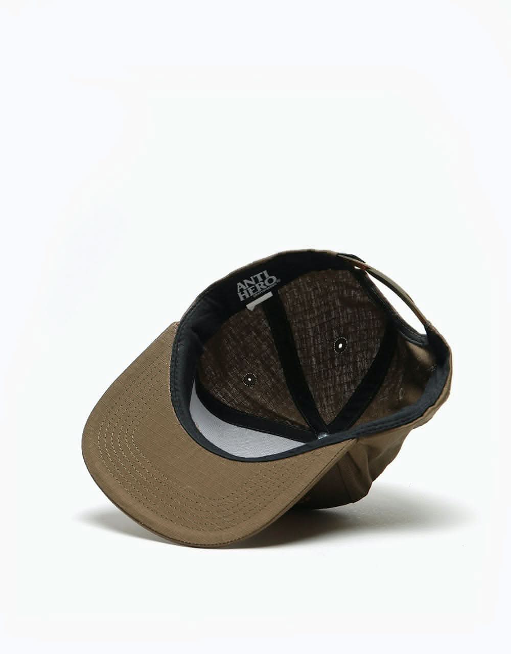 Anti Hero Basic Eagle Snapback Cap - Brown/Gold