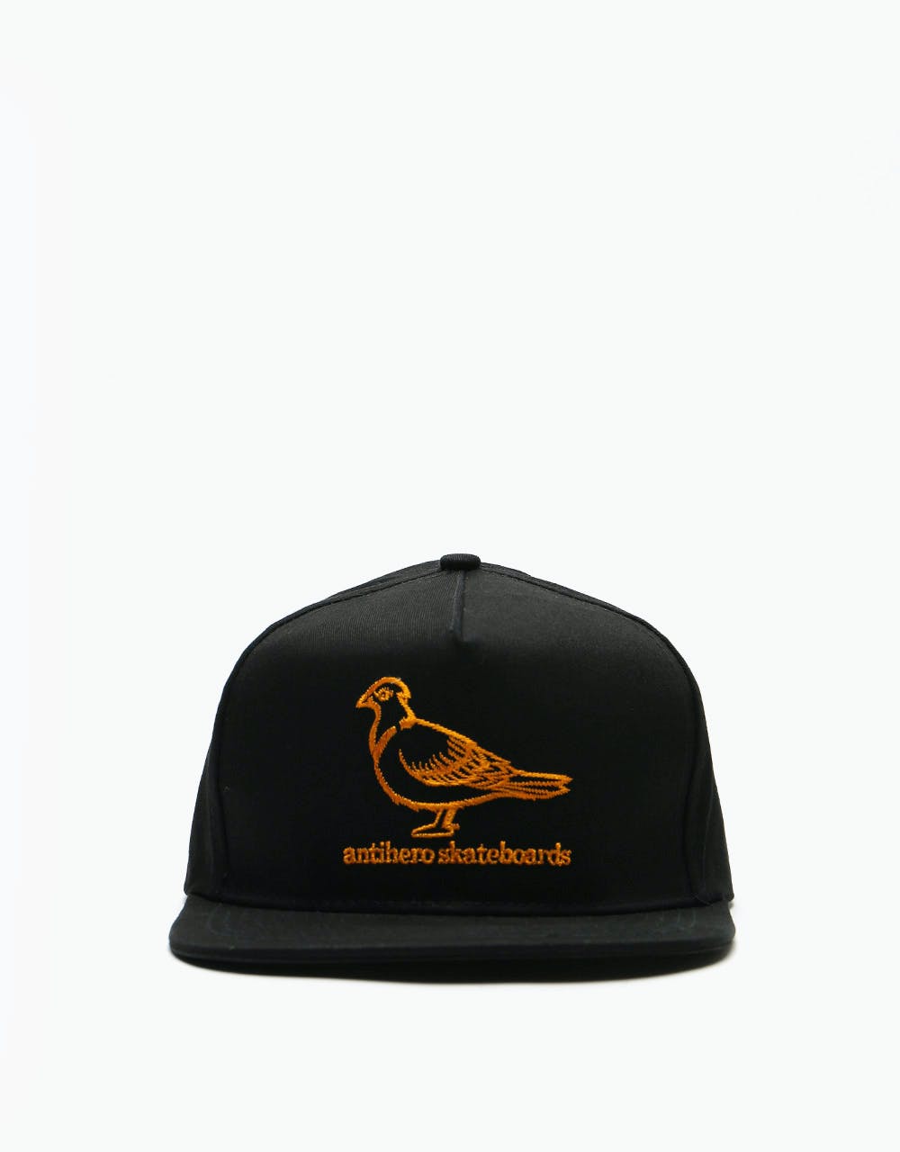 Anti Hero Basic Pigeon Snapback Cap - Black/Orange