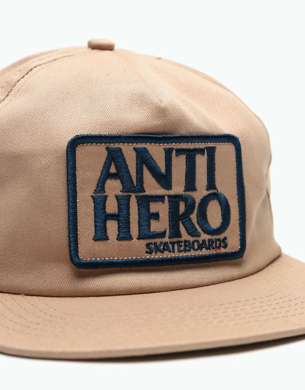 Anti Hero Reserve Patch Snapback Cap - Khaki