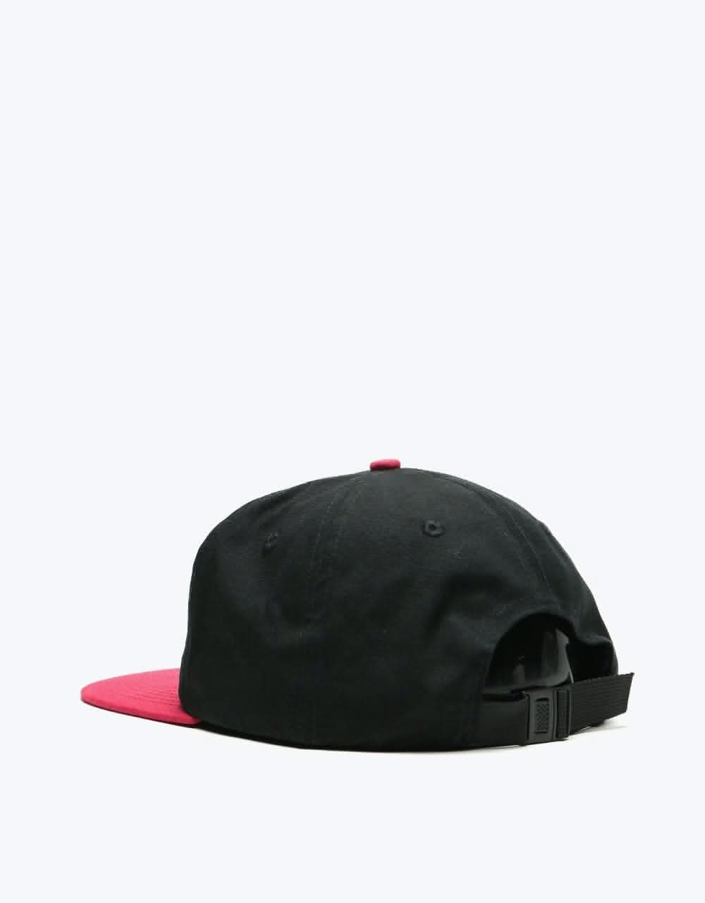 Independent Dual Pinline O.G.B.C Snapback Cap - Cardinal/Black