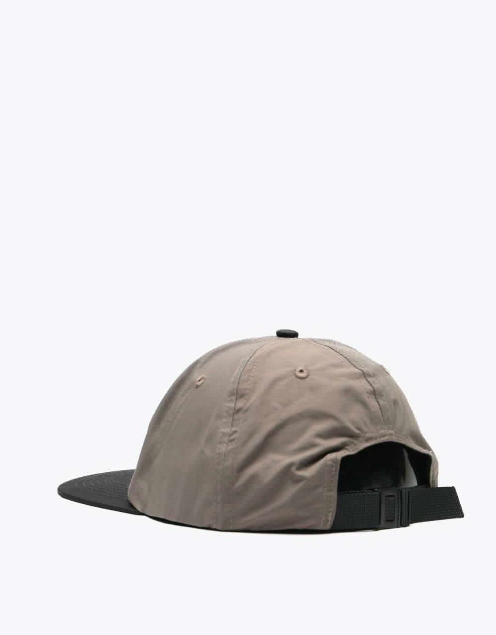 Santa Cruz Baked Flower Snapback Cap - Steel/Black
