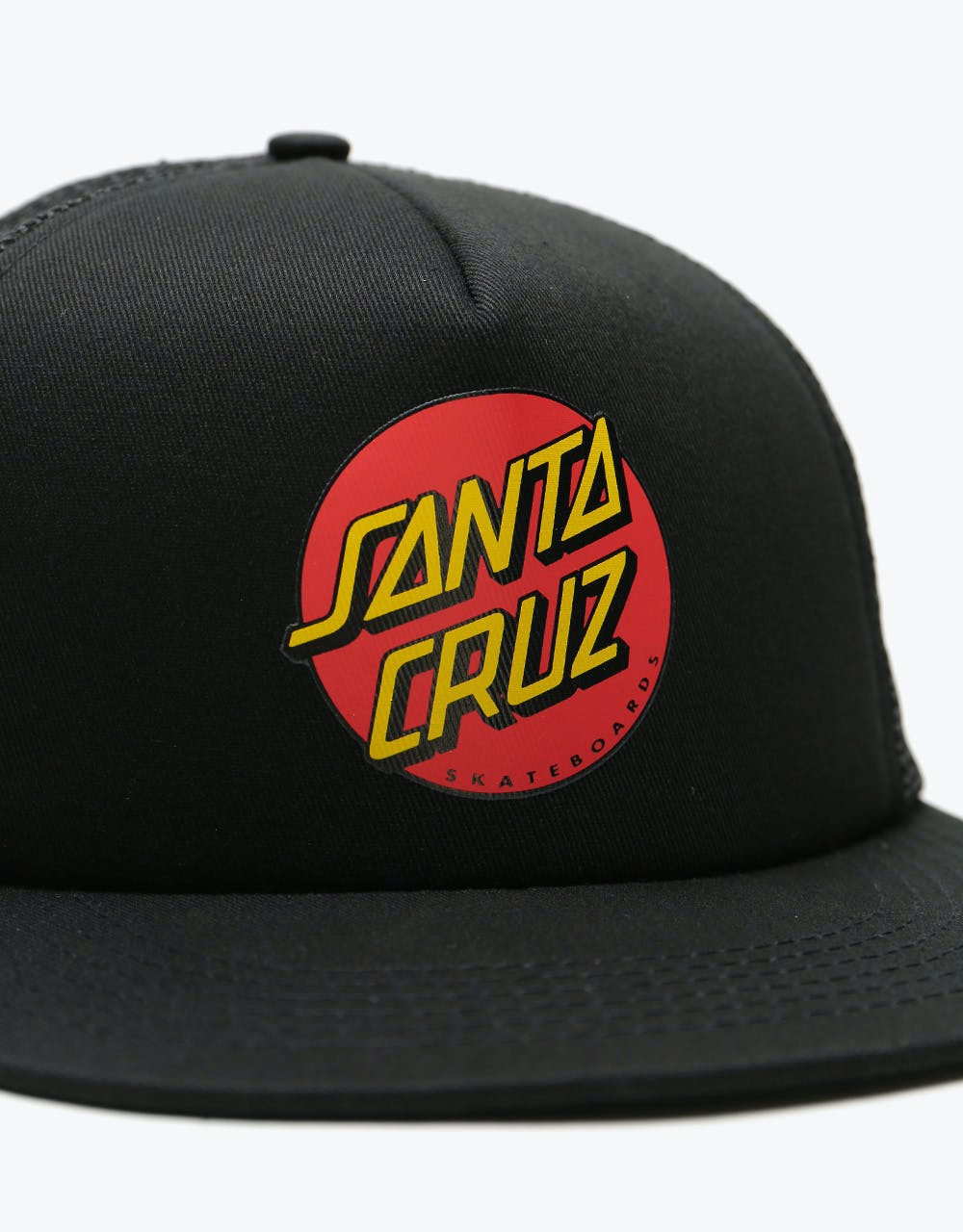 Santa Cruz Classic Dot Mesh Cap - Black/Black