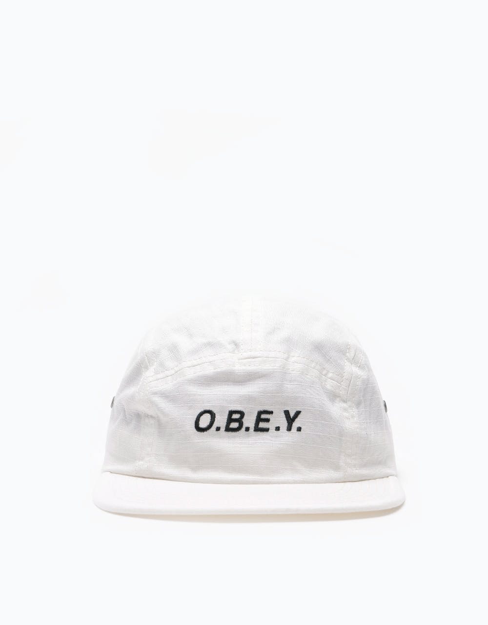 Obey Contorted II 5 Panel Cap - Off White