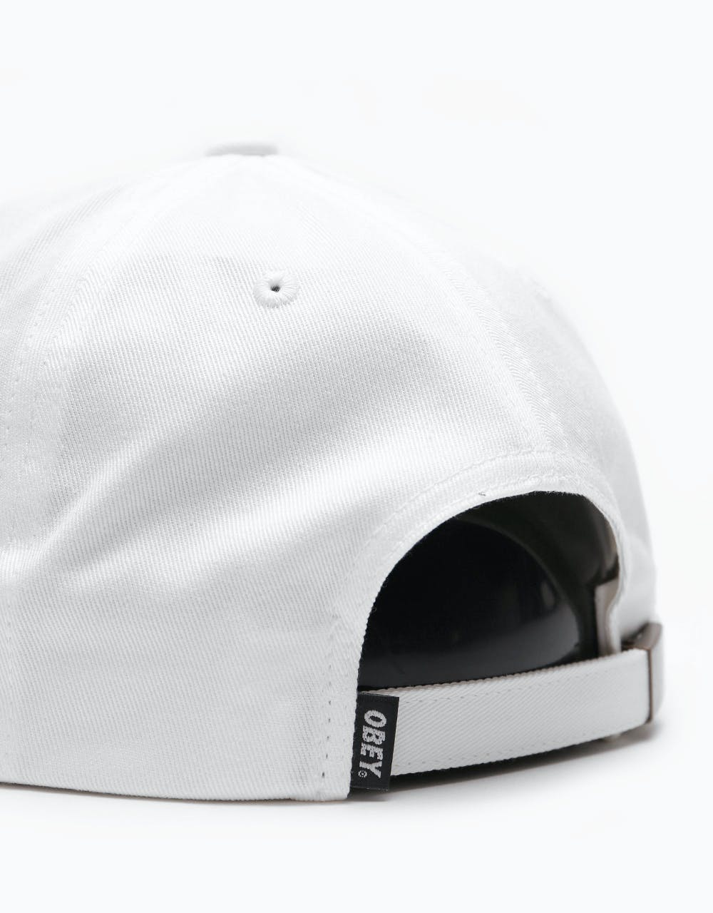 Obey Flower 6 Panel Cap - White