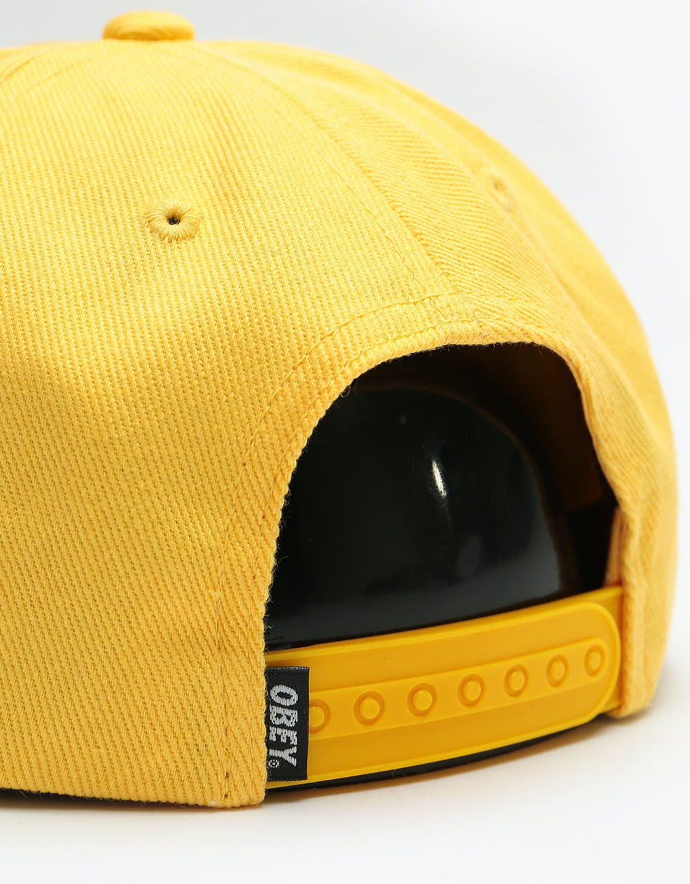 Obey Outline 6 Panel Cap - Dusty Yellow