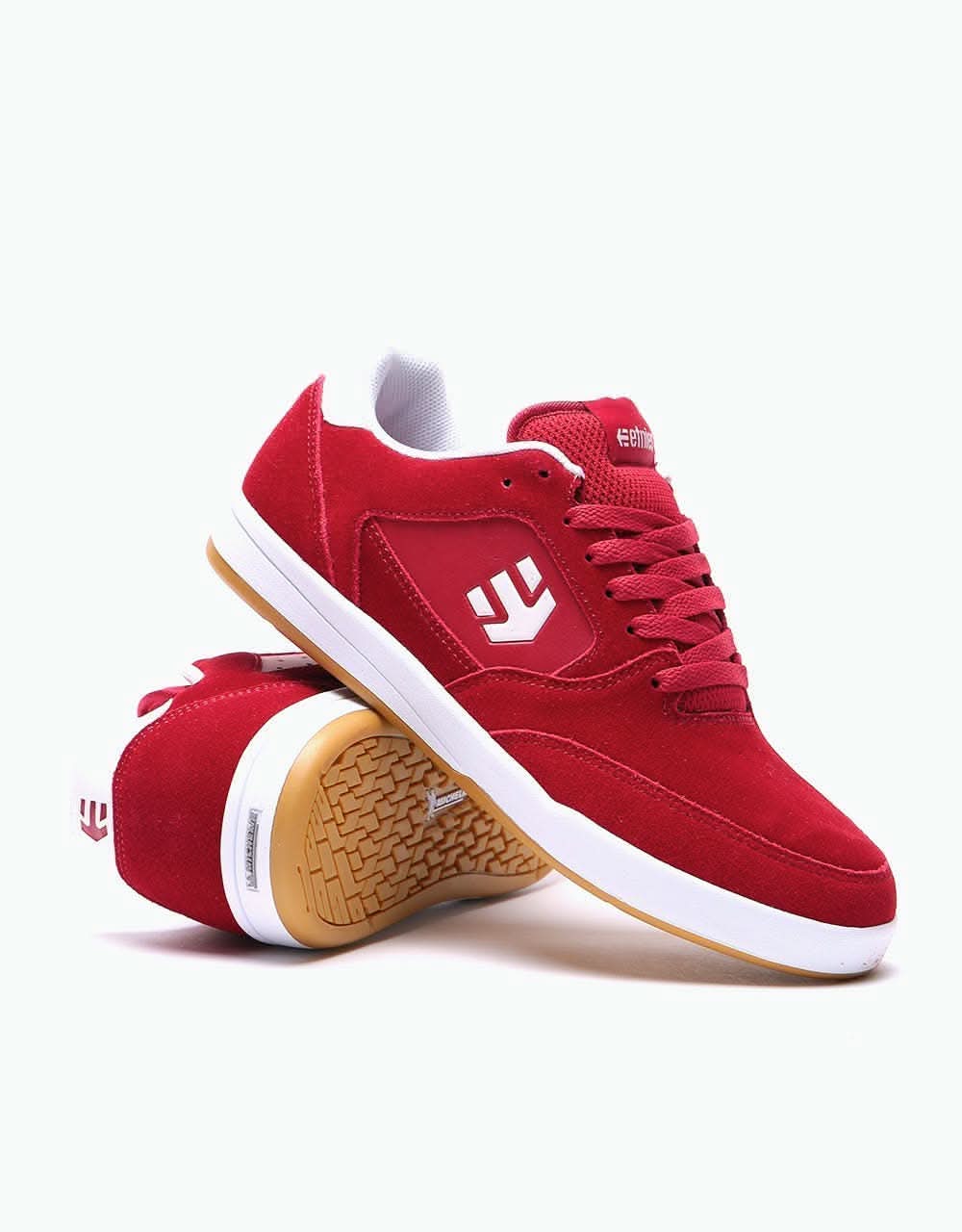 Etnies x Michelin Veer Skate Shoes - Red/White/Gum