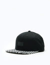 Vans Allover It Snapback Cap - Black/White Check