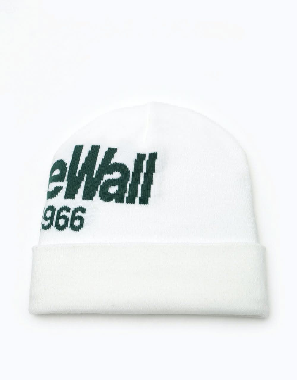 Vans Distorted Tall Cuff Beanie - White/Vans Trekking Green