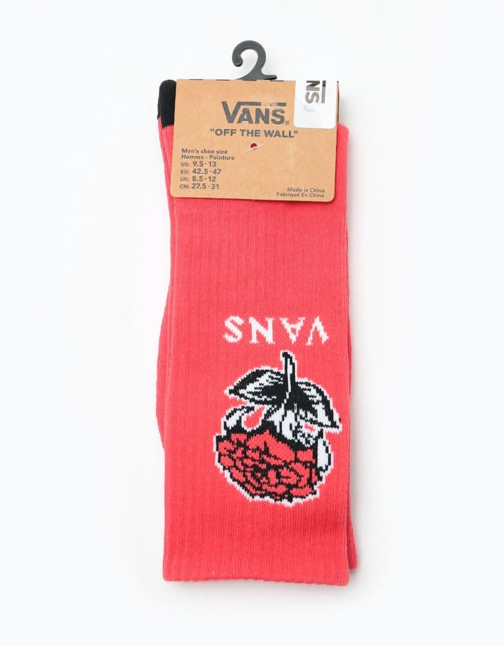 Vans Handover Crew Socks - Hibiscus