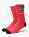 Vans Handover Crew Socks - Hibiscus