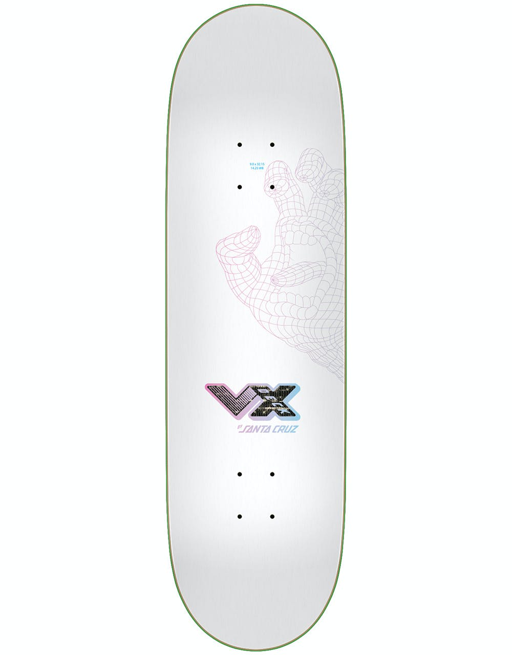 Santa Cruz Framework Slime VX Skateboard Deck - 9"