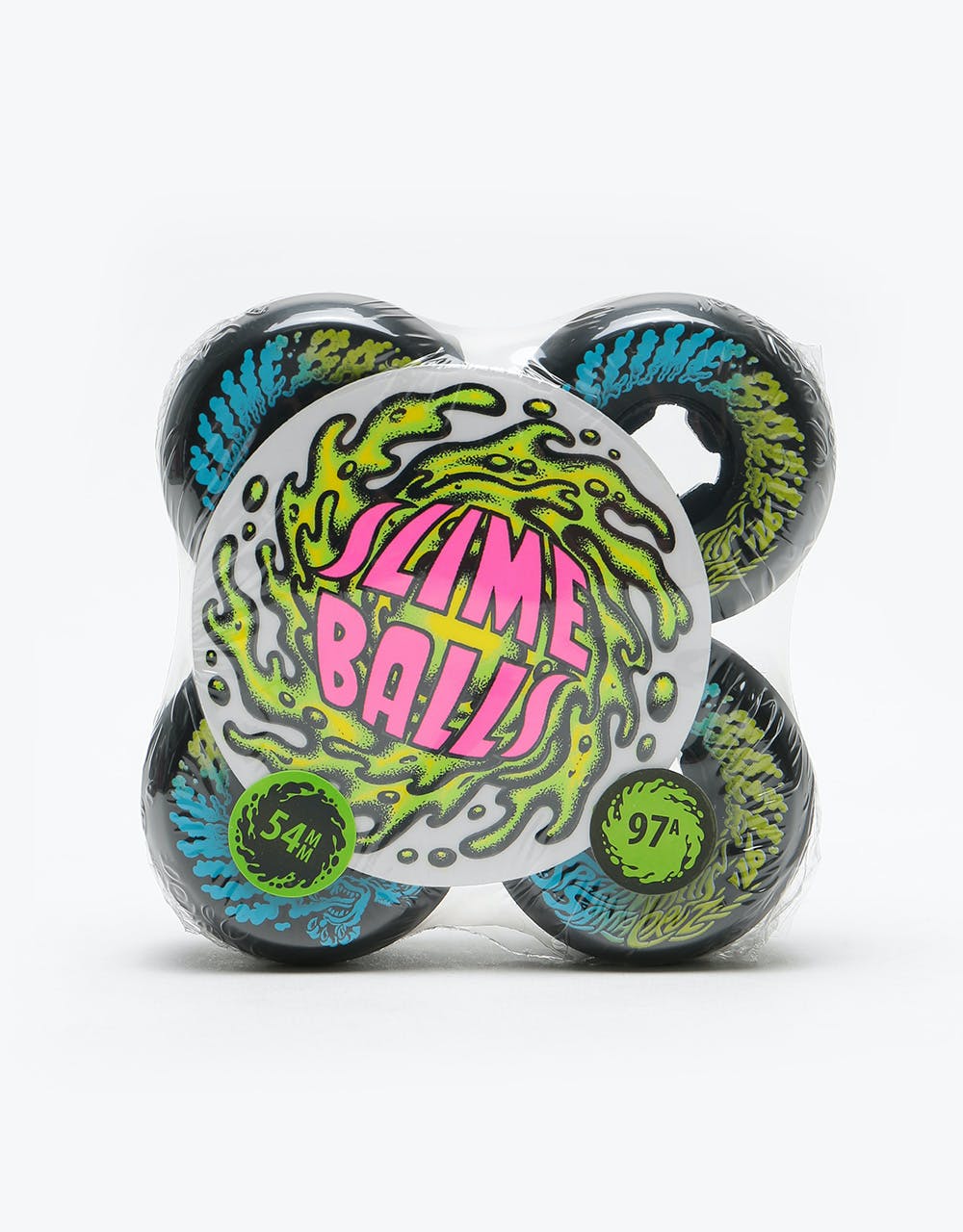 Santa Cruz Slime Balls Vomit Mini 97a Skateboard Wheel - 54mm