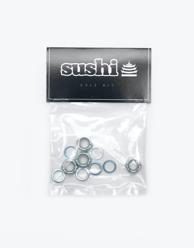 Sushi Axle Kit (4 x Nuts & 8 x Washers)