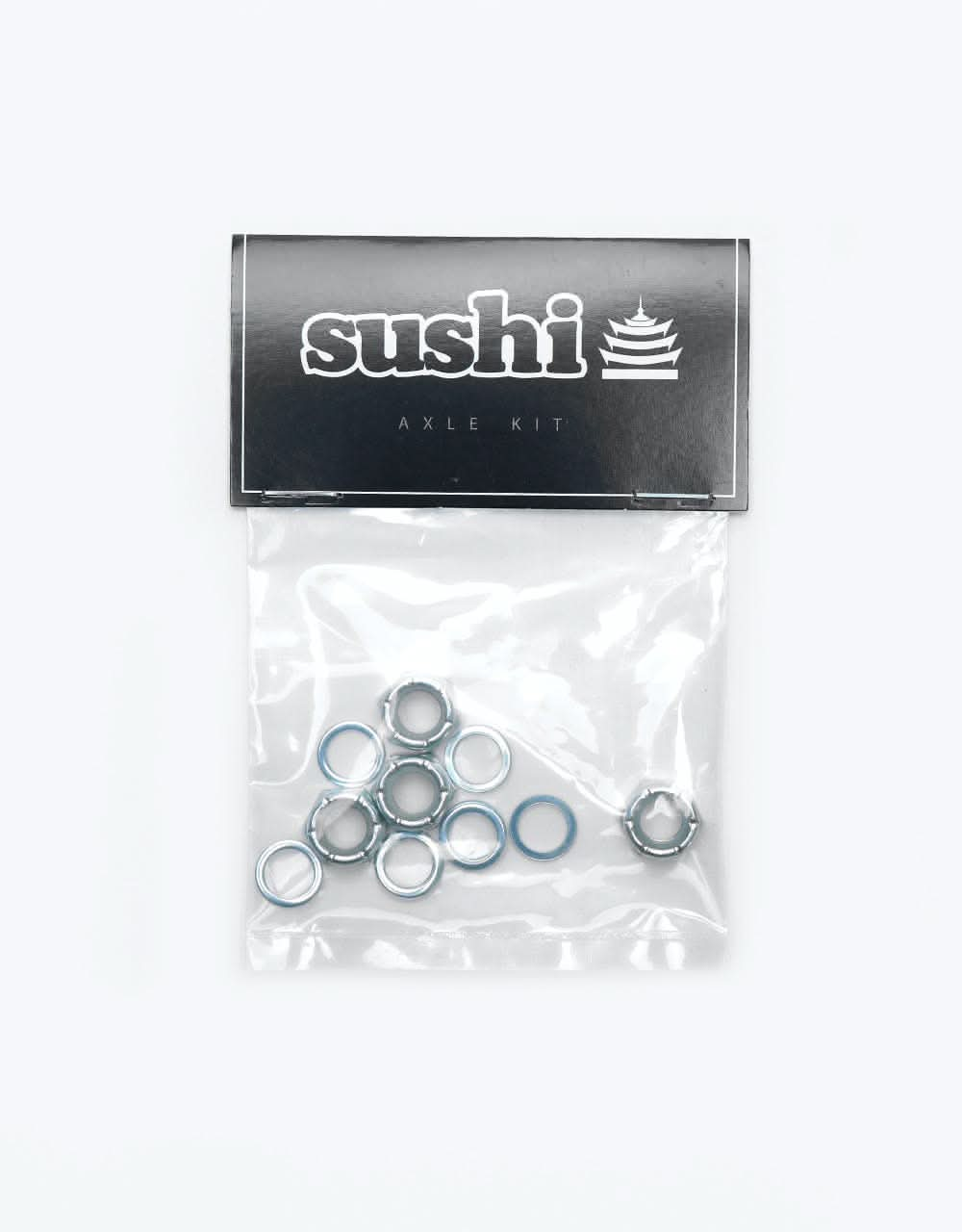 Sushi Axle Kit (4 x Nuts & 8 x Washers)