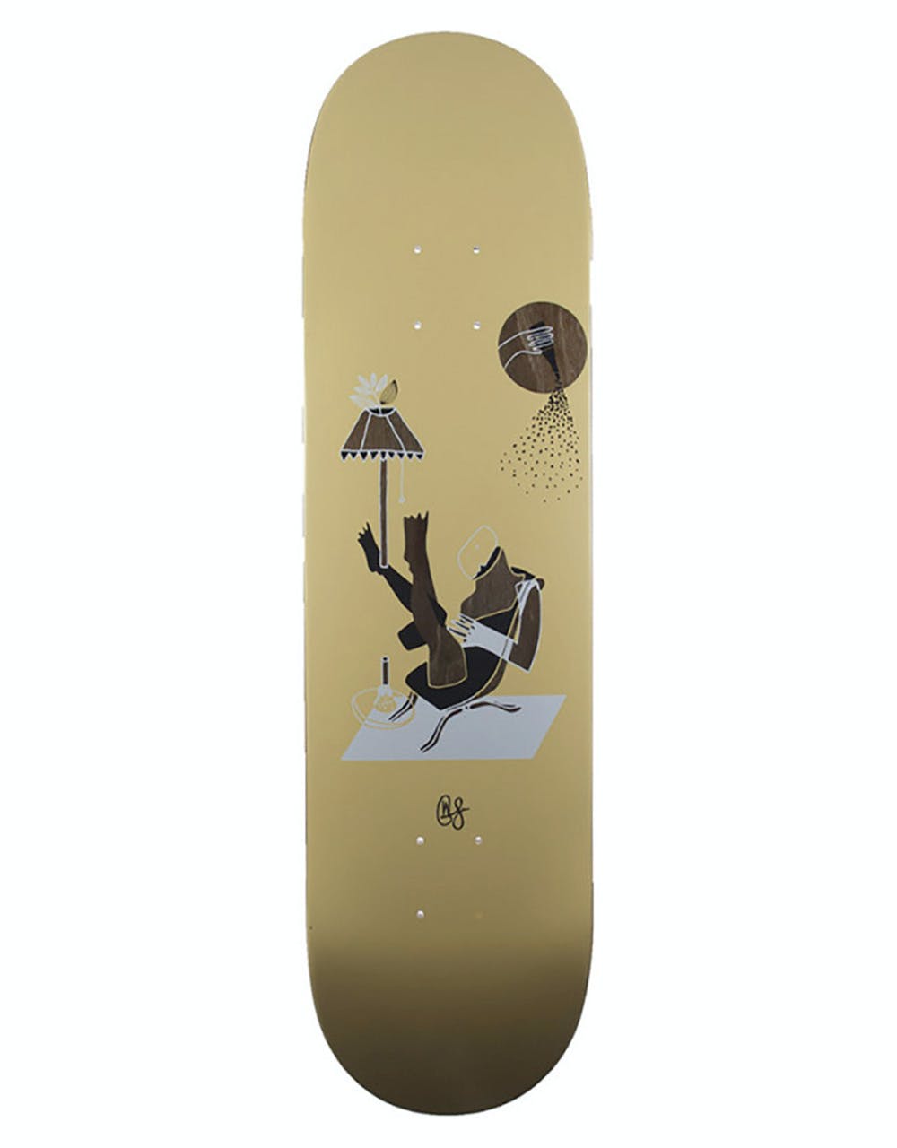 Magenta Fox 'Lounge' Skateboard Deck - 8.4"