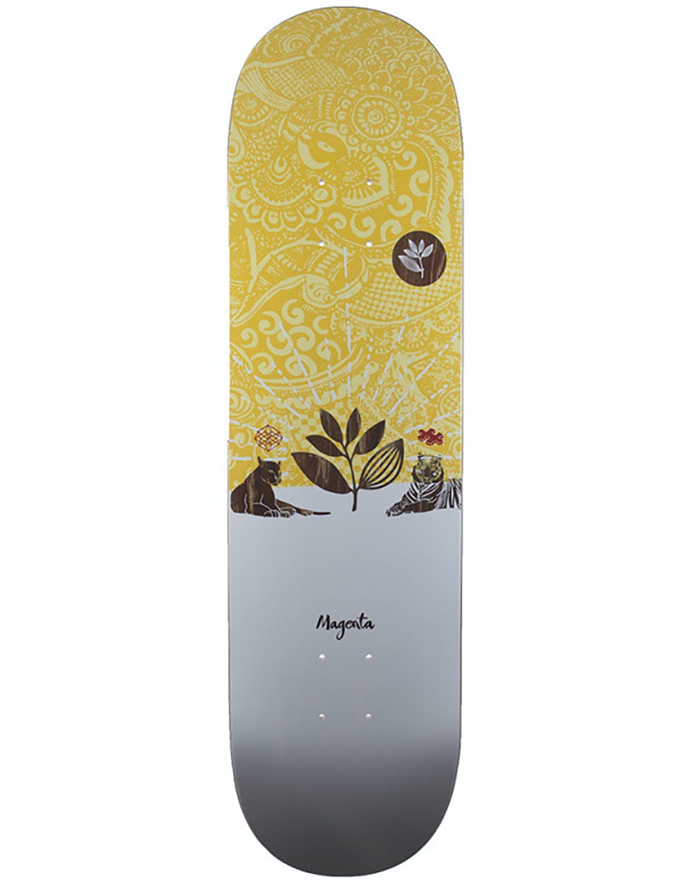 Magenta Sacred Plant Ceremony Series Skateboard Deck - 8.6"