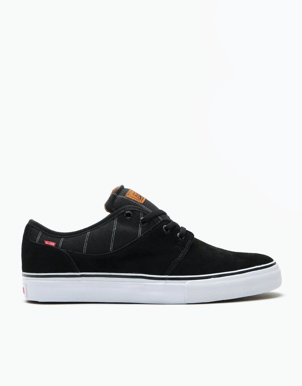 Globe Mahalo Skate Shoes - Black/Pinstripe