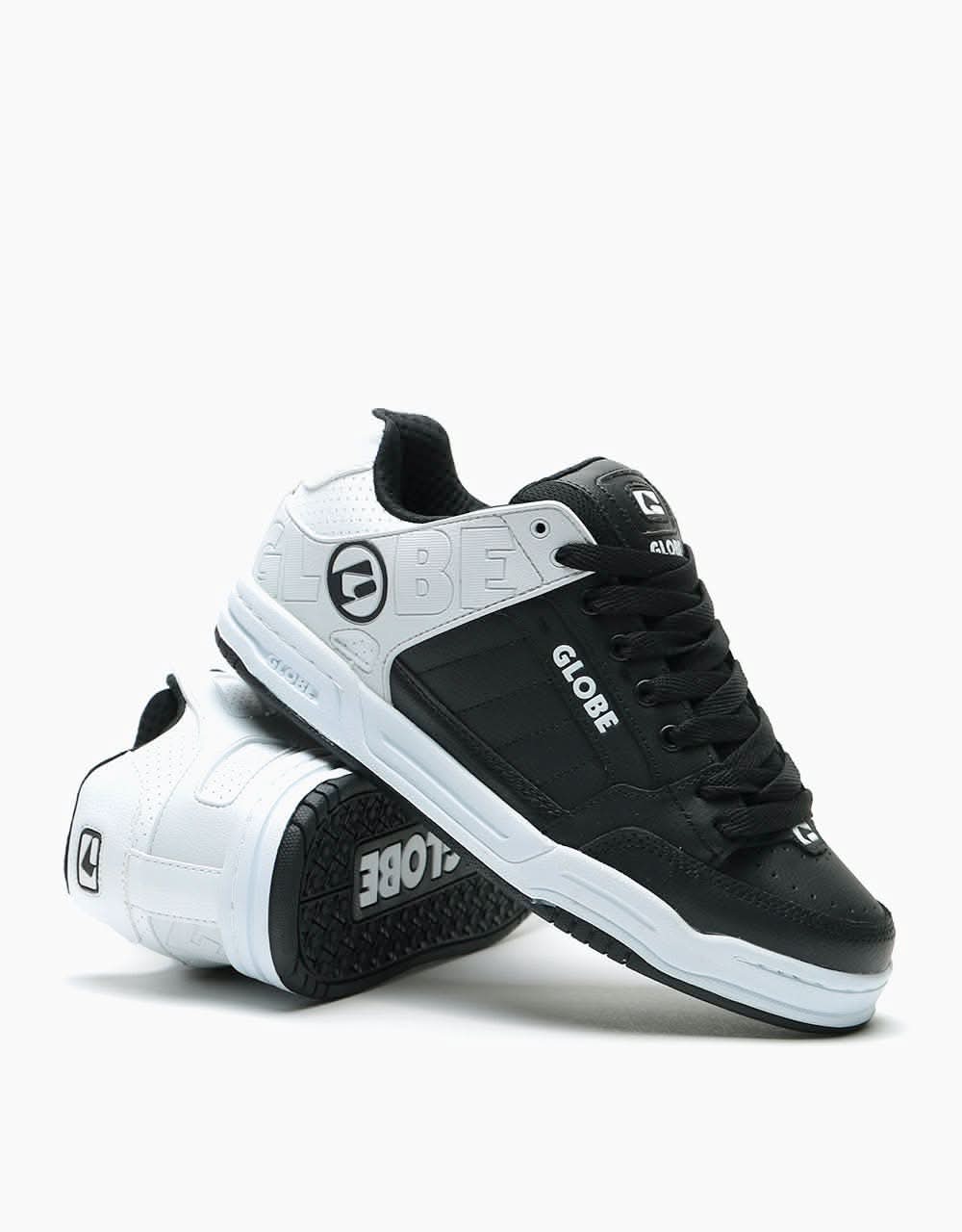 Globe Tilt Skate Shoes - Black/White Split