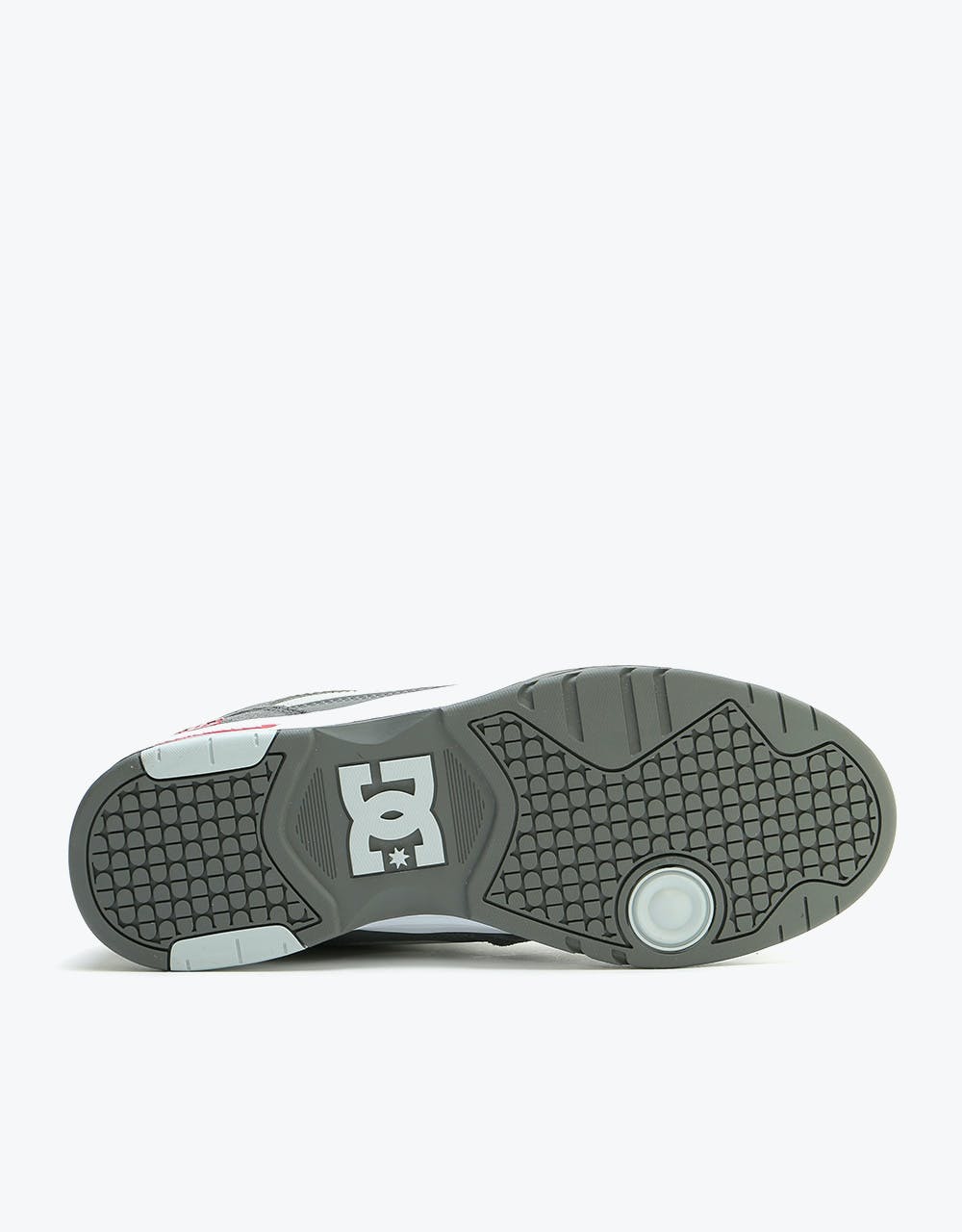 DC Maswell Skate Shoes - Light Grey/Dark Grey