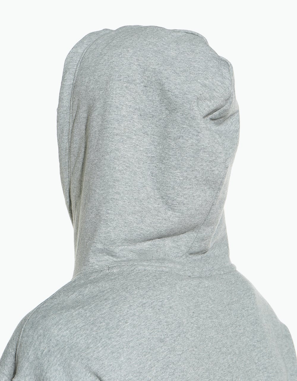 Nike SB Logo Pullover Hoodie - Dk Grey Heather/White