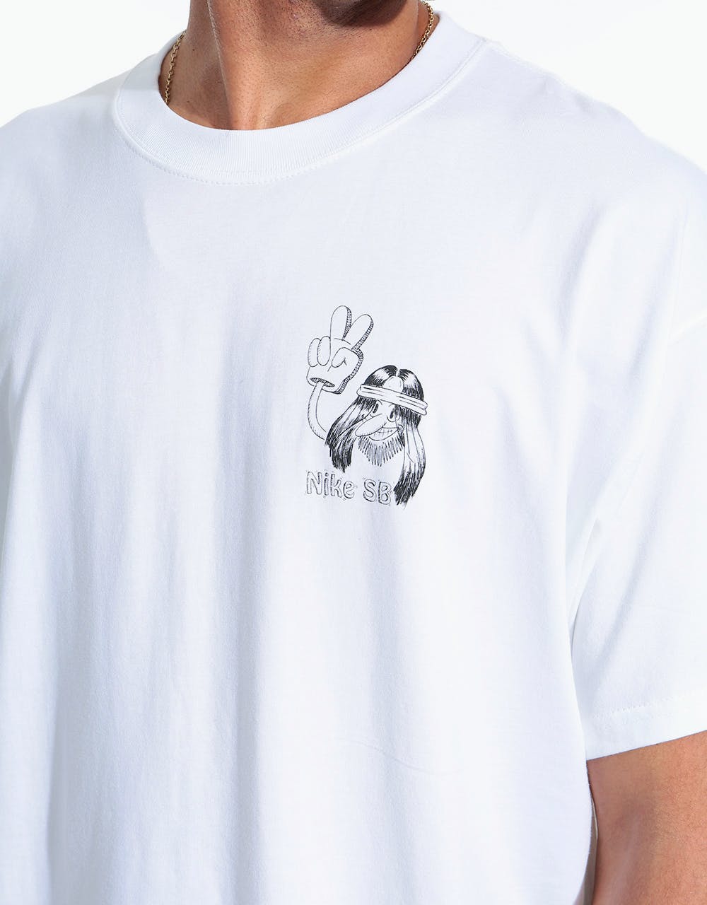 Nike SB Duder T-Shirt - White/Black
