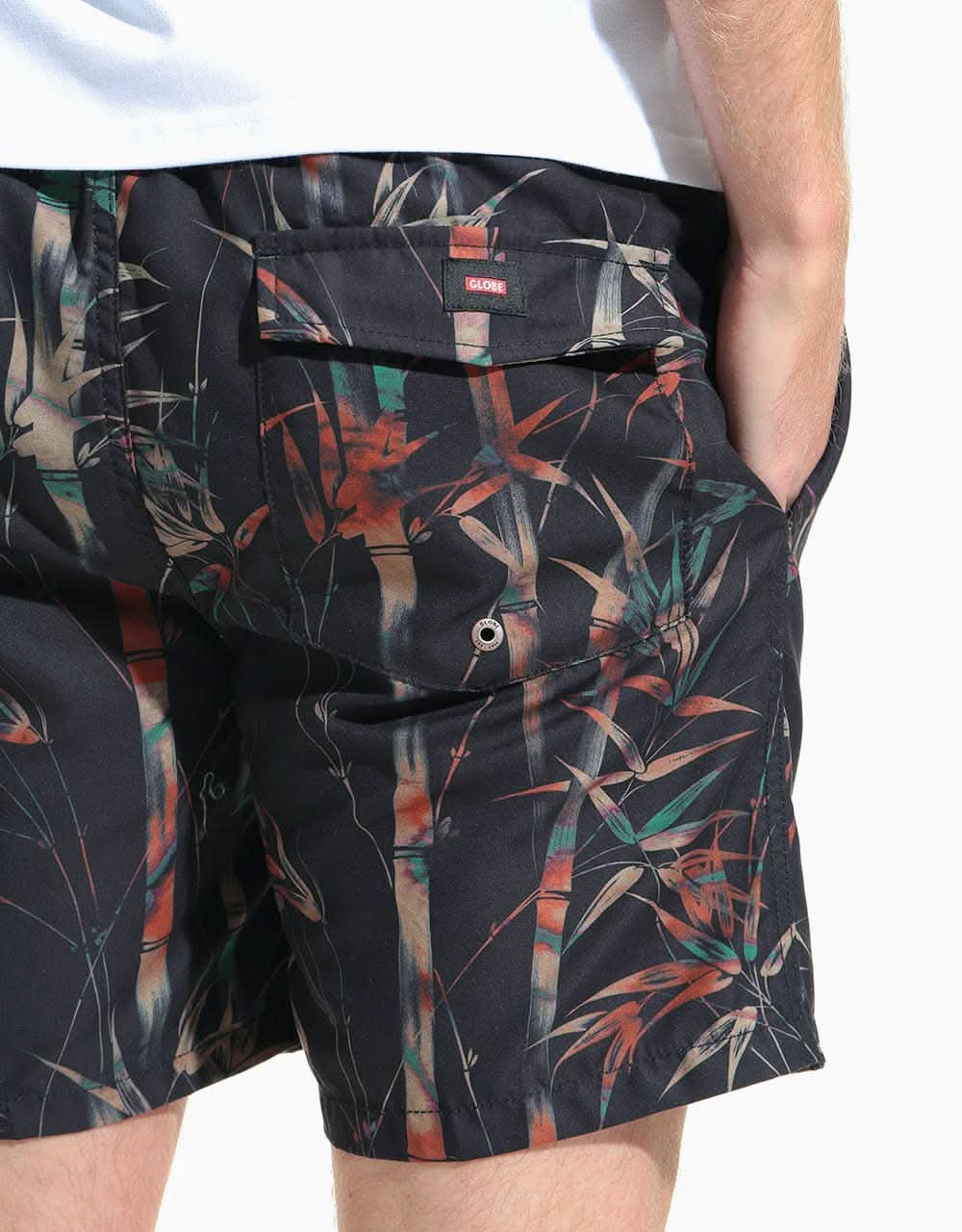 Globe Tied and Died Poolshort - Black
