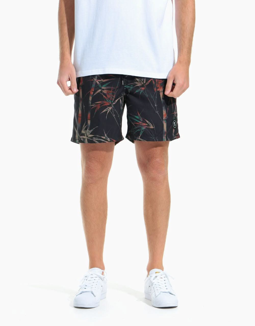 Globe Tied and Died Poolshort - Black