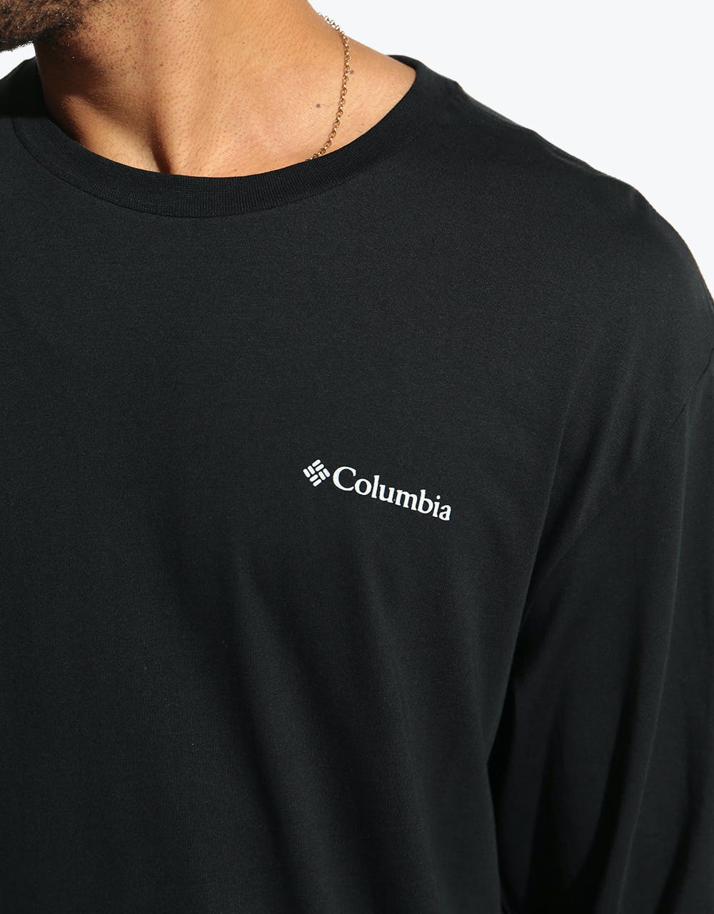 Columbia North Cascades™ L/S T-Shirt - Black/White Rectangle