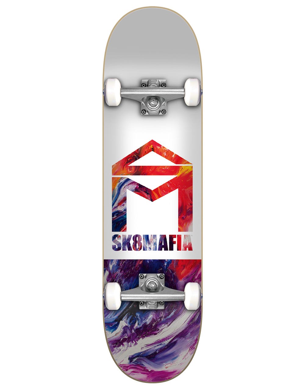 Sk8Mafia House Logo Oil Complete Skateboard - 7.5"