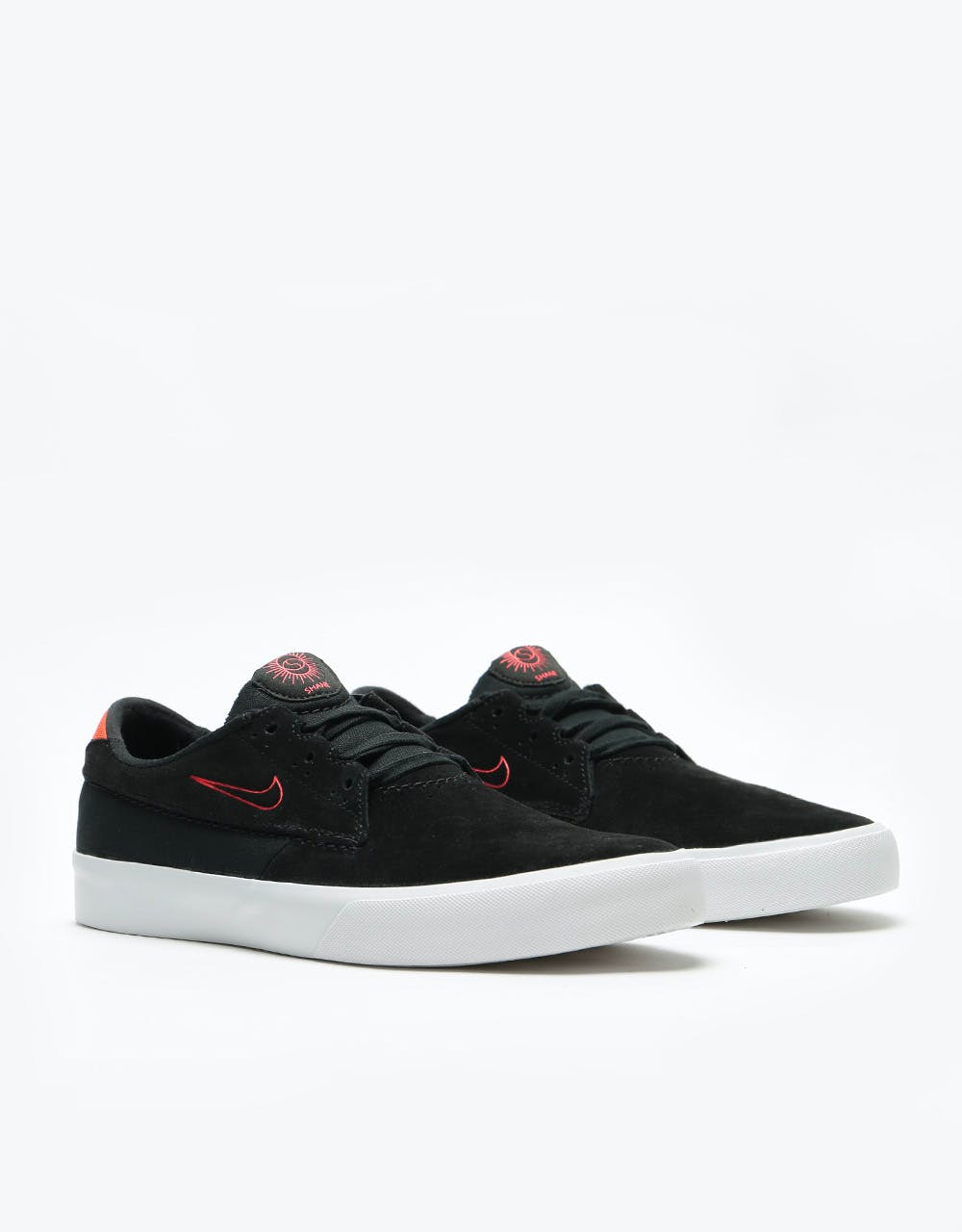 Nike SB Shane Skate Shoes - Black/Bright Crimson-Black-White