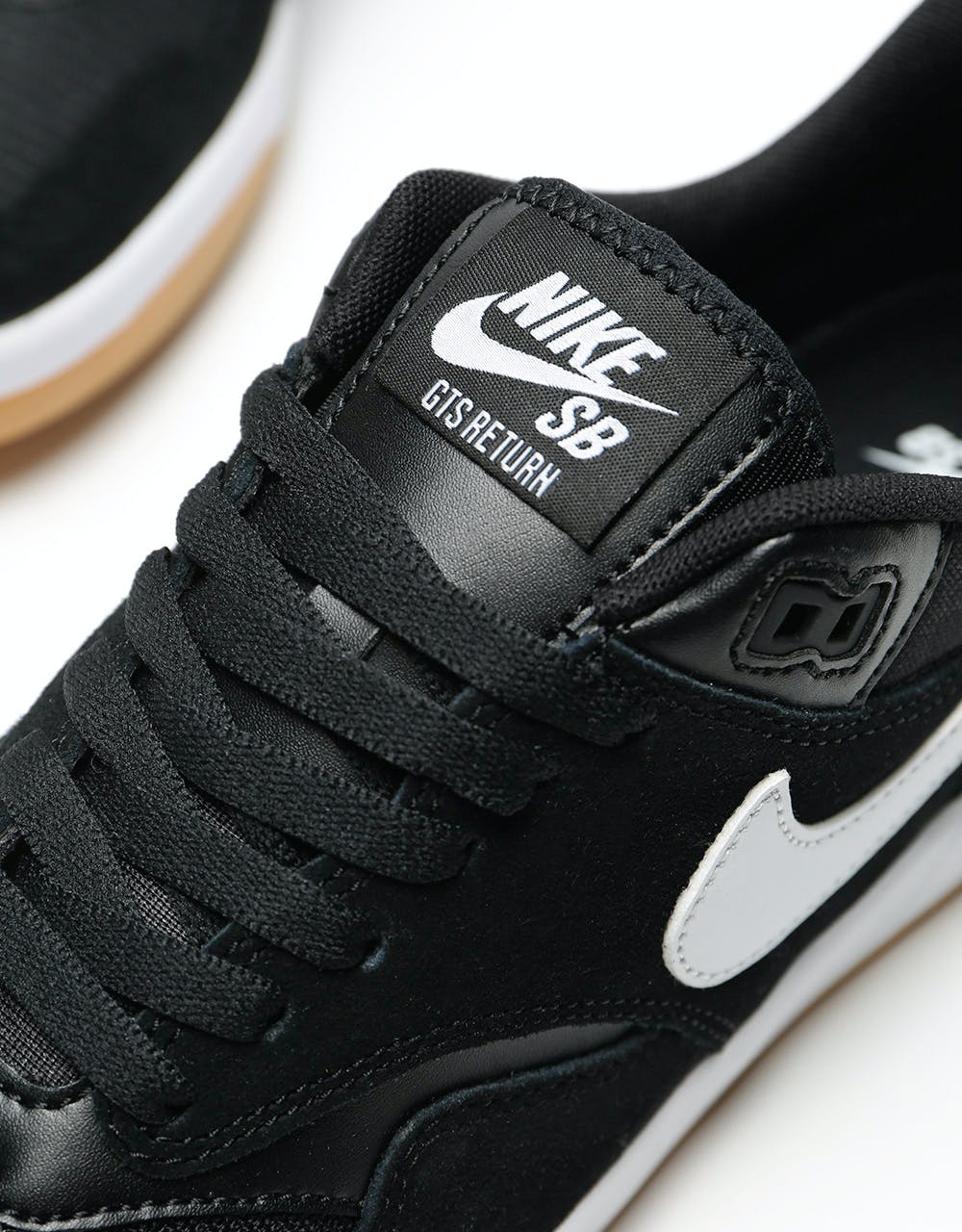 Nike SB GTS Return Skate Shoes - Black/White-Black-Gum Light Brown