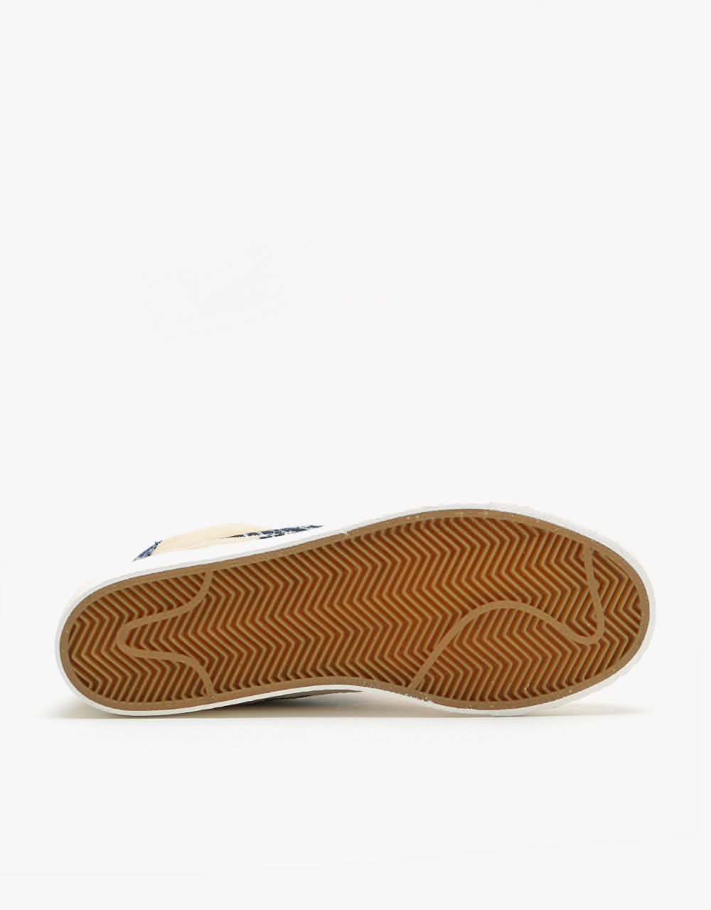Nike SB Zoom Blazer Mid Premium Skate Shoes - Sesame/Mystic Navy-Sail-