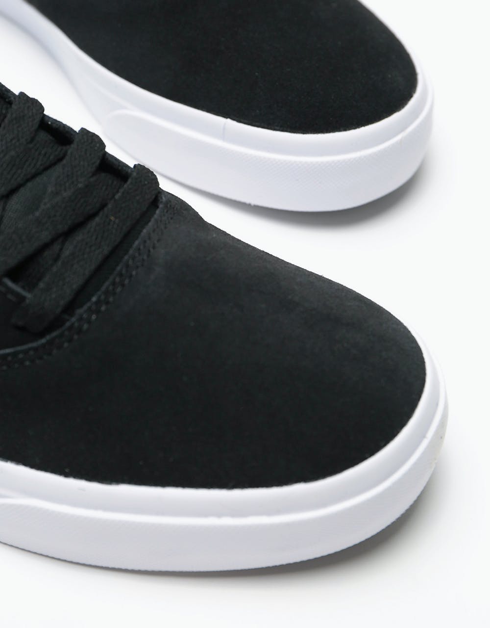 Nike SB Charge Suede Skate Shoes - Black/White-Black