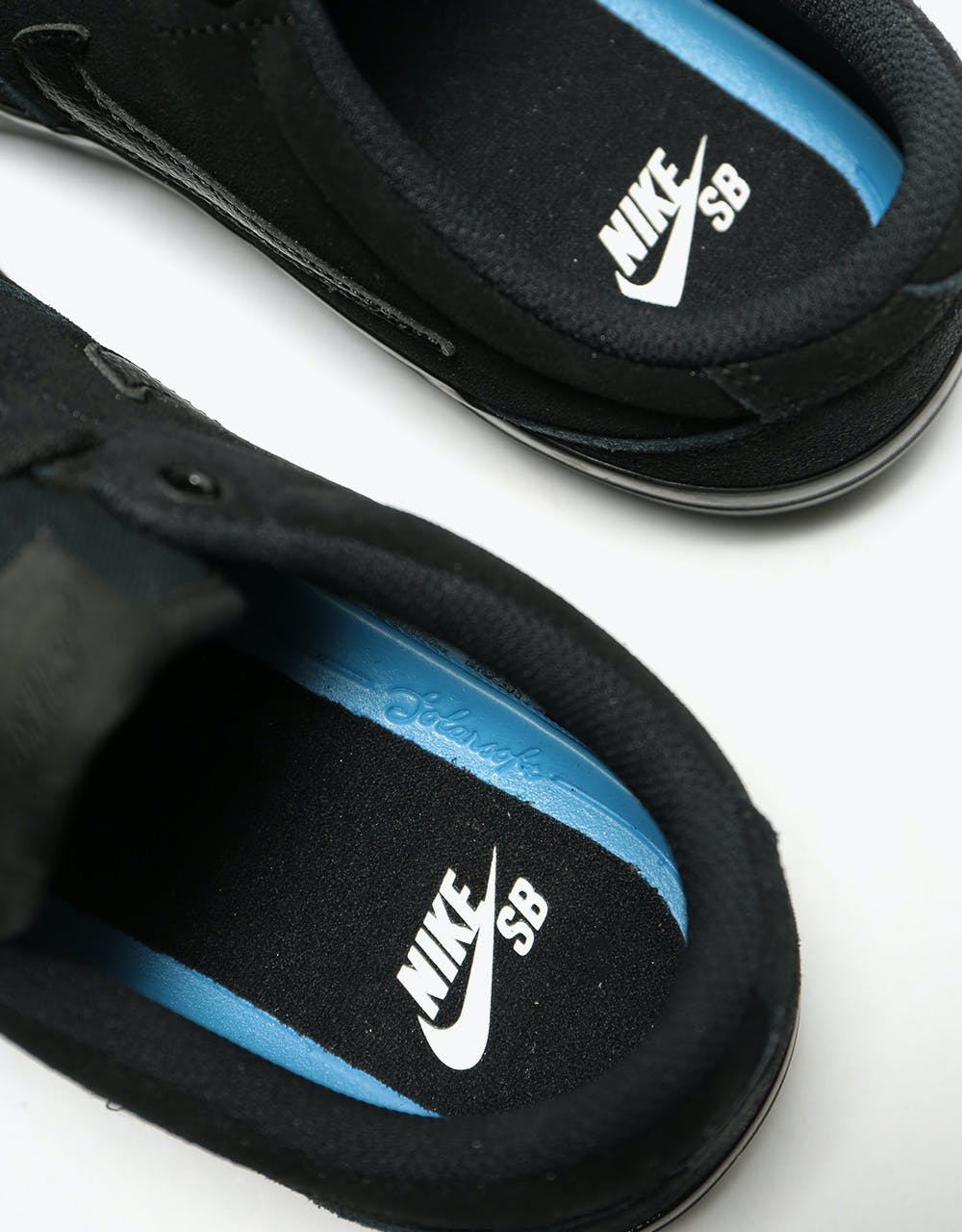 Nike SB Charge Suede Skate Shoes - Black/Black-Black