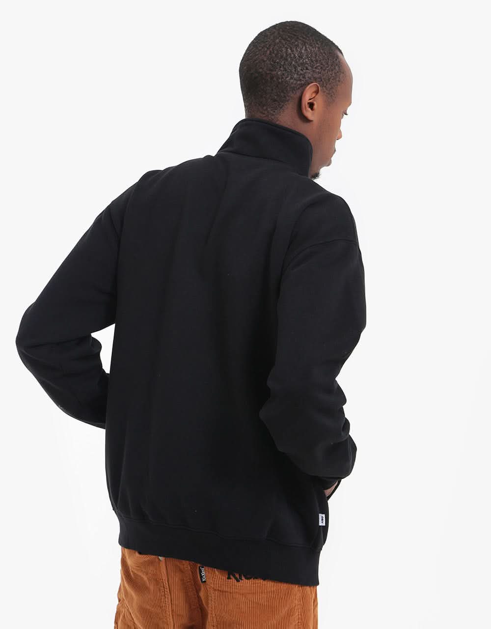 Obey Ian Mock Neck Zip - Black
