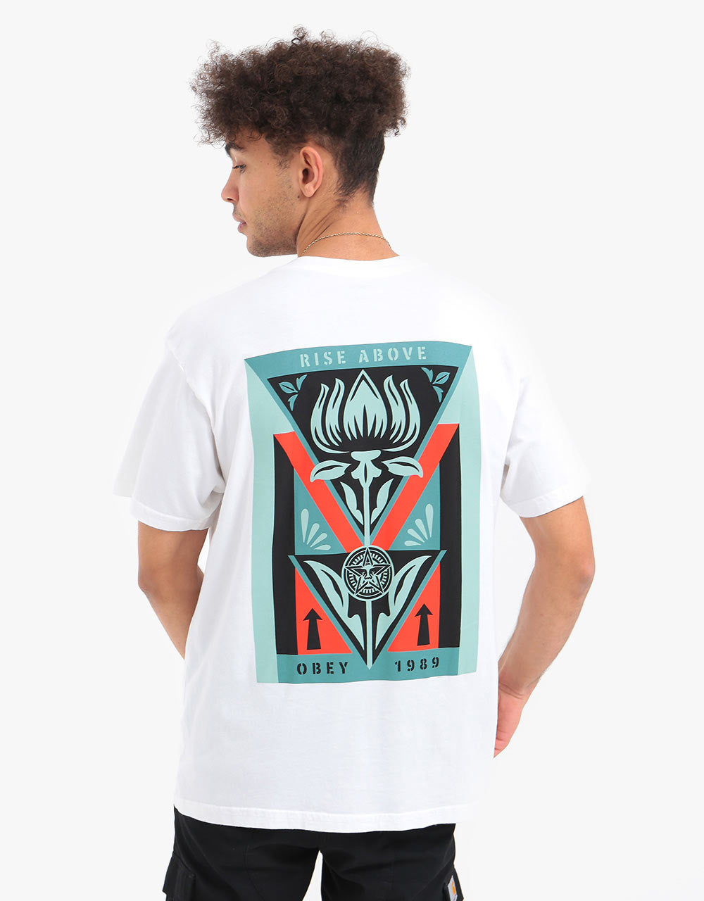 Obey Deco Flower T-Shirt - White