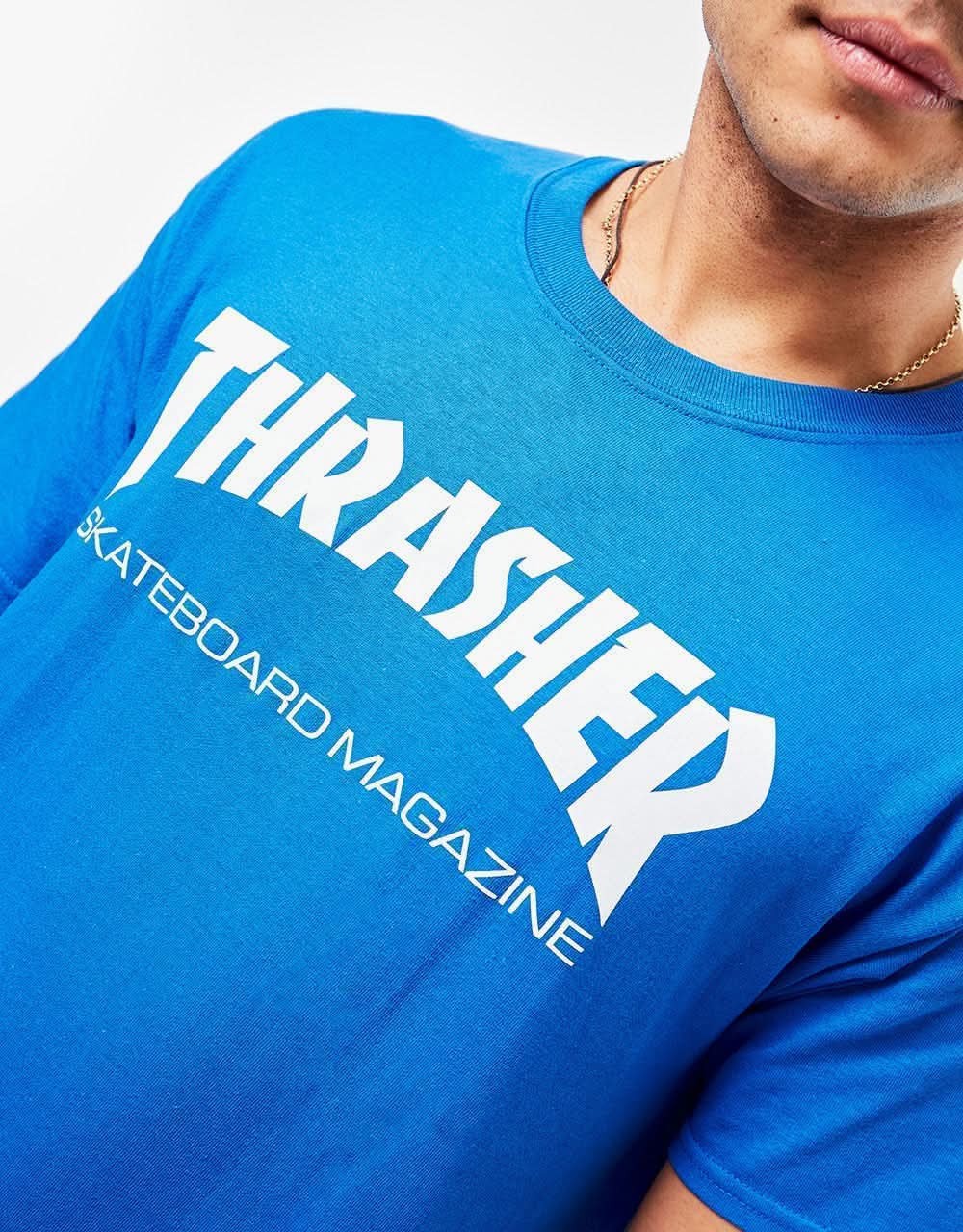 Thrasher Skate Mag T-Shirt - Royal Blue
