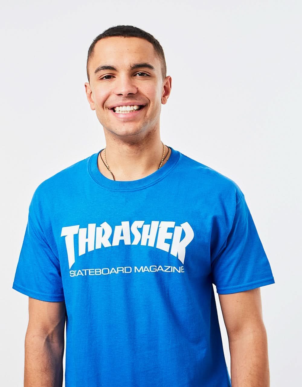 Thrasher Skate Mag T-Shirt - Royal Blue