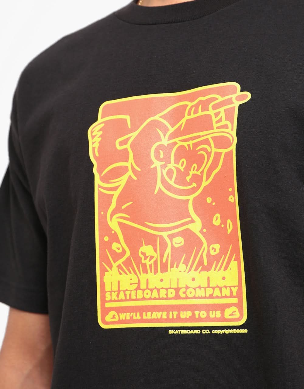 The National Skateboard Co. Hook Up T-Shirt - Black