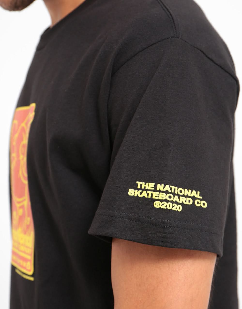 The National Skateboard Co. Hook Up T-Shirt - Black