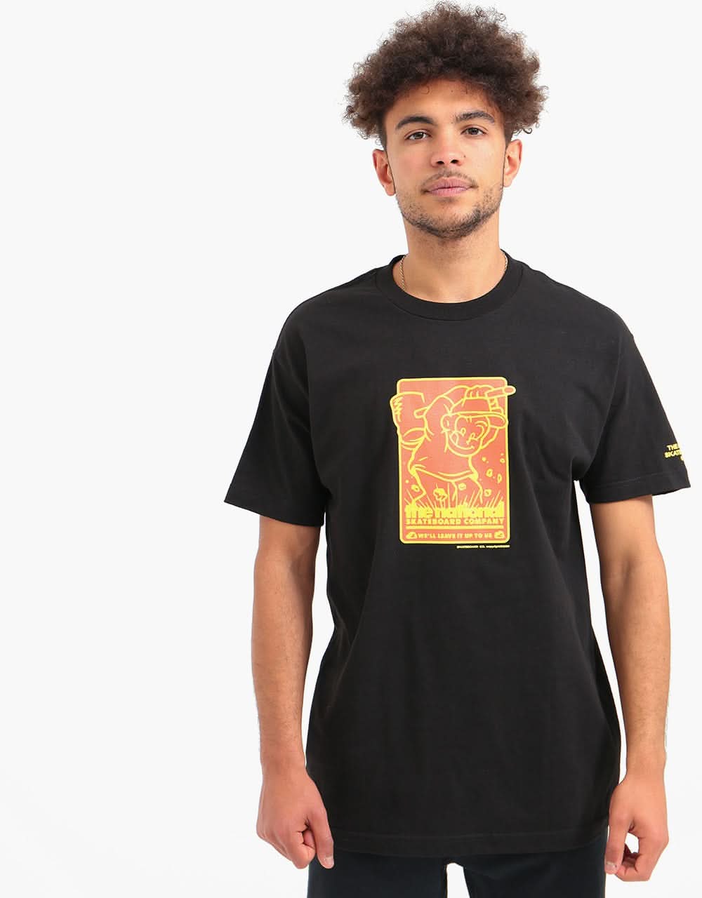 The National Skateboard Co. Hook Up T-Shirt - Black