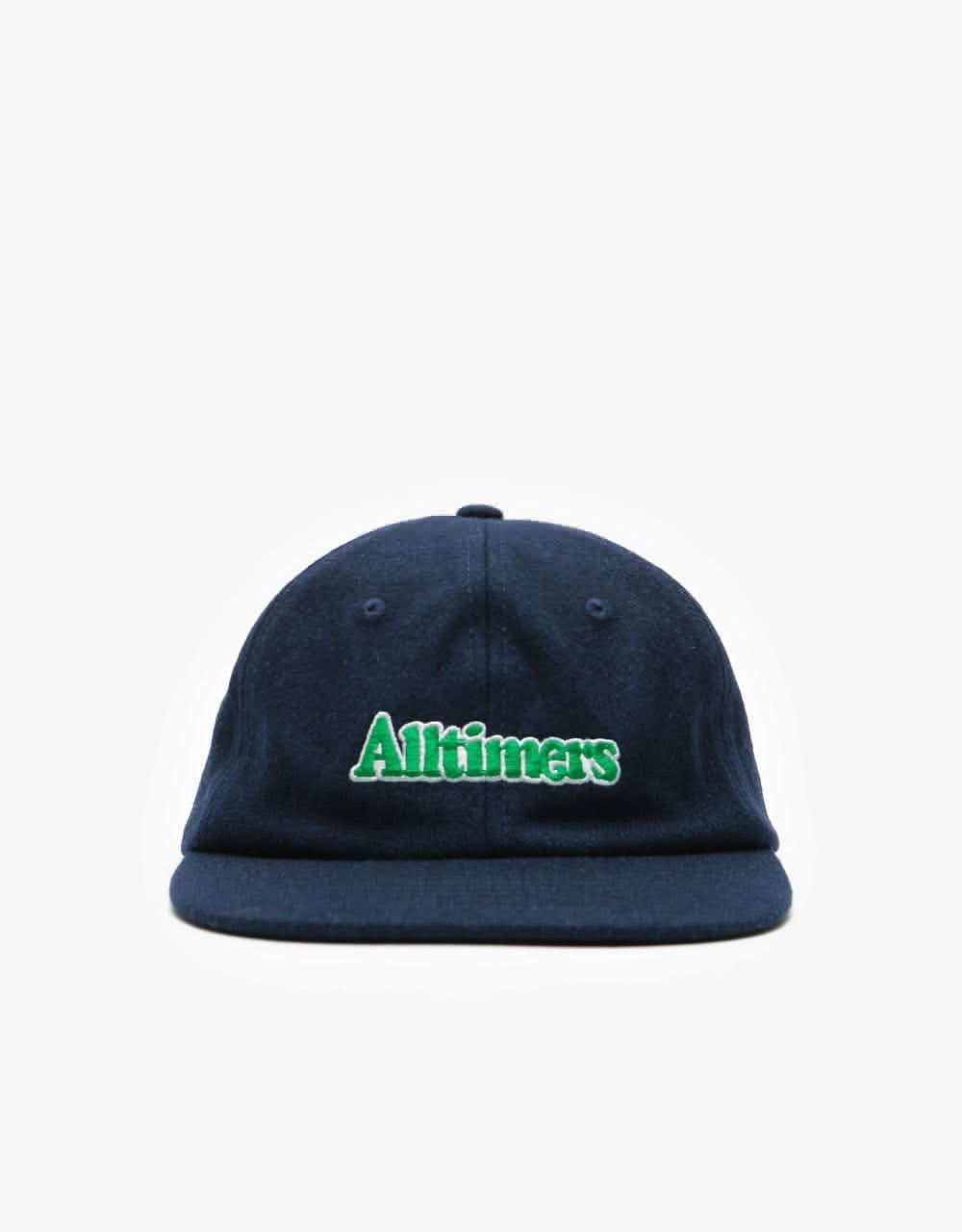 Alltimers Wool Strapback Cap - Navy