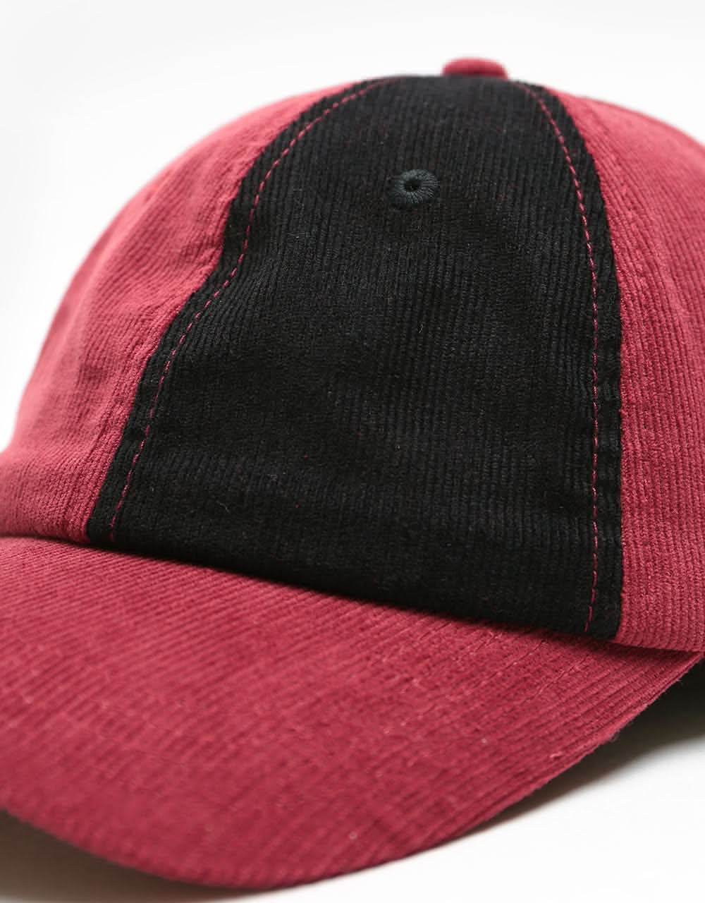 Butter Goods Fractions 6 Panel Cap - Wine/Corduroy