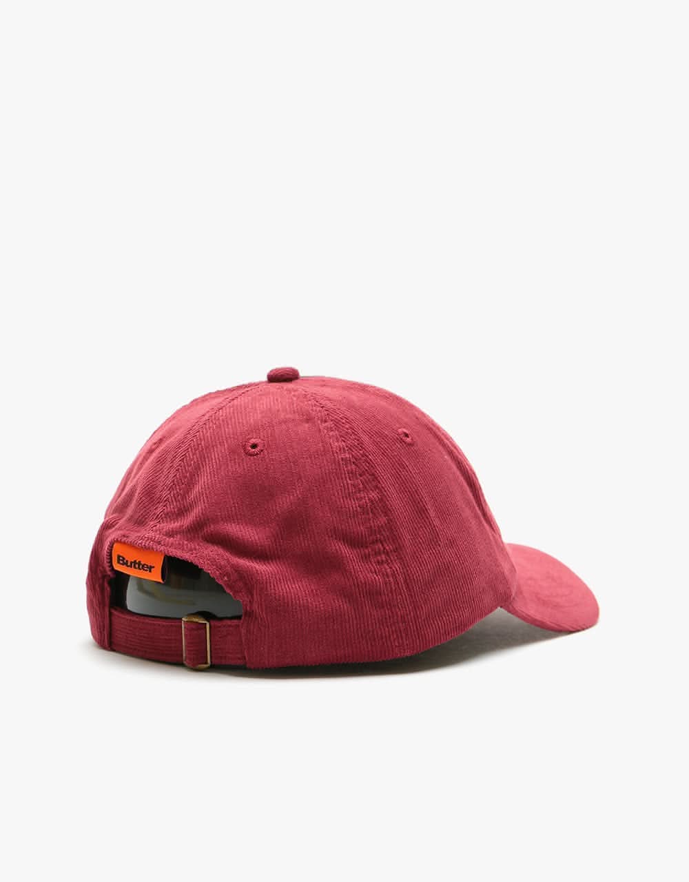 Butter Goods Fractions 6 Panel Cap - Wine/Corduroy