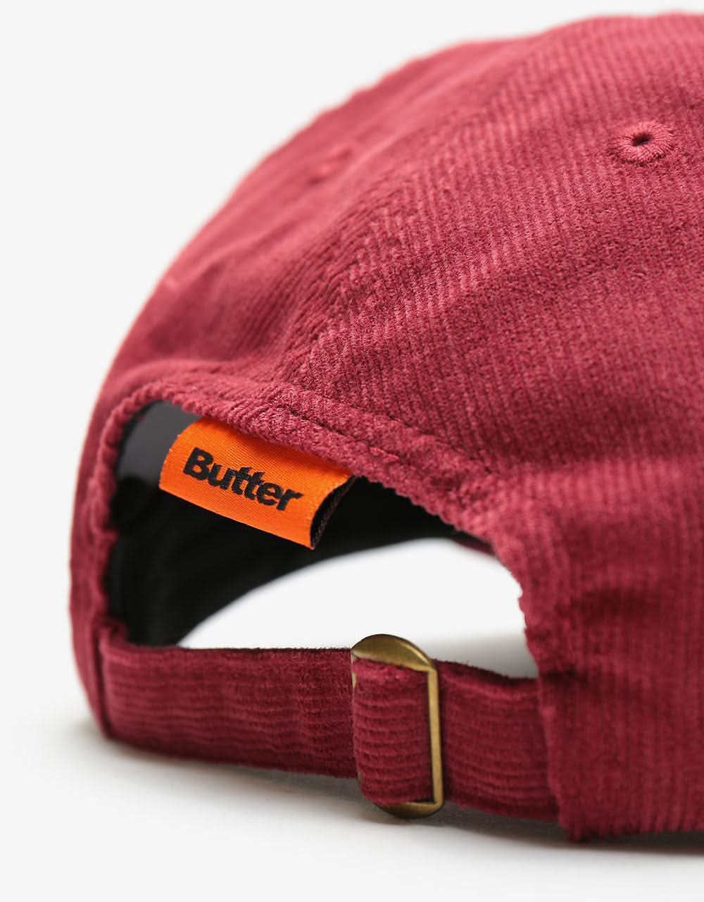 Butter Goods Fractions 6 Panel Cap - Wine/Corduroy